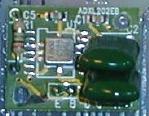 [ ADXL202-EB image on the PCB ]