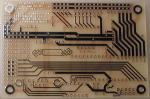 [ Bottom view of the unpopulated custom PCB ]